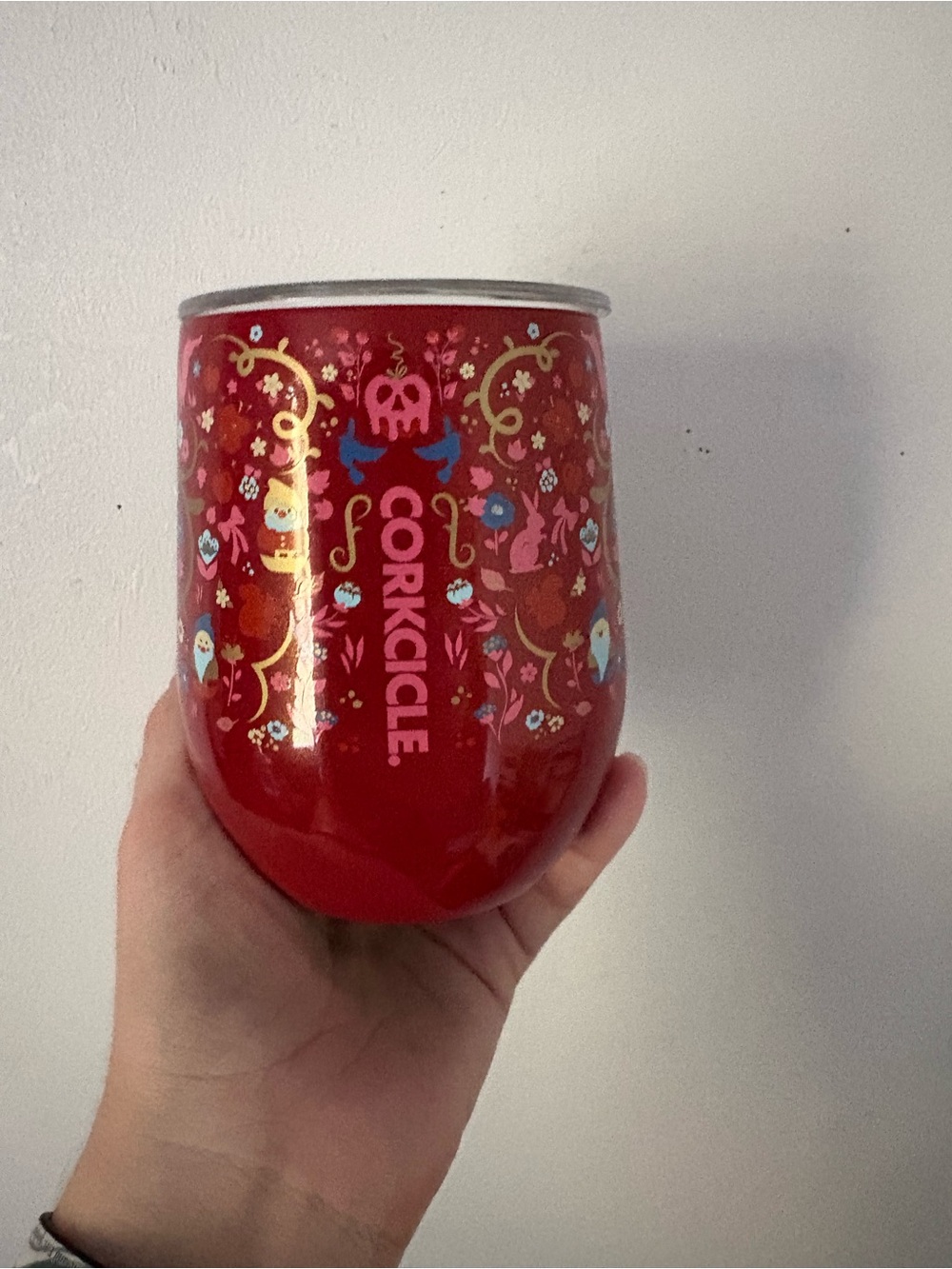 Corcicle Disney Snow White Wine Glass Tumbler